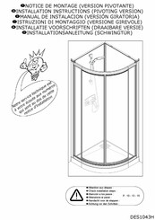 Kinedo DES1043H Manual De Instrucciones