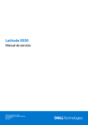 Dell Latitude 5530 Manual De Servicio