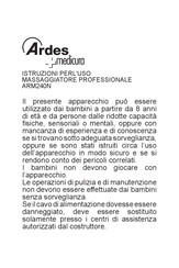 ARDES Medicura ARM240N Folleto De Instrucciones