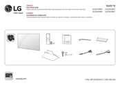 LG OLED65B6T Guía Rápida De Configuración