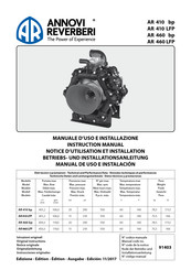 Annovi Reverberi AR 460 bp Manual De Uso E Instalación