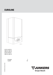 Bosch JUNKERS EUROLINE ZS 23-1 KE 31 Manual Del Usuario
