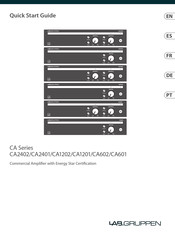 Lab.gruppen 0101-AAW 0101-AAV Manual Del Usuario