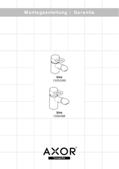 Hansgrohe AXOR Uno 13060 Serie Instrucciones De Instalación/Garantía