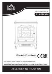 HOMCOM YH-17-12 Instrucciones De Montaje