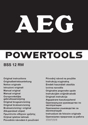 AEG BSS 12 RW Manual Original