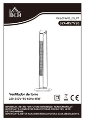 HOMCOM 824-057V90 Manual De Instrucciones