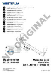 Westfalia 313 380 600 001 Instrucciones De Montaje Y De Servicio