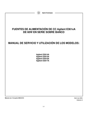 Agilent Technologies E3617A Manual De Servicio