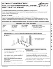 LIXIL American Standard PASSAGE P2971SWT Instrucciones De Instalación