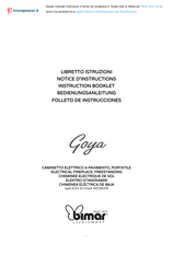 Bimar SC41.EU Folleto De Instrucciones