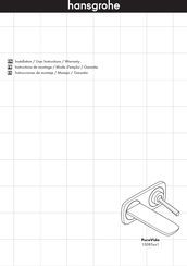 Hansgrohe PuraVida 15085 1 Serie Instrucciones De Montaje / Manejo / Garantía