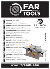 Far Tools RB 1800D Traduccion Del Manual De Instrucciones Originale