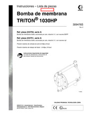 Graco TRITON 1030HP Instrucciones