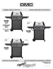 OMC BROIL-MATE 1964-74 Manuel De Montage & Liste De Pieces