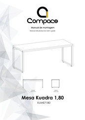 COMPACE Mesa Kuadra 1,80 Manual De Montagem