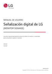 LG 49XS4F Manual Del Usuario