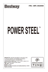 Bestway Flowclear Platinum Power Steel 5615G Manual De Instrucciones