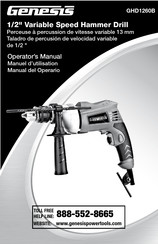 Genesis GHD1260B Manual Del Operario