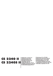 McCulloch CS 2240S II Manual De Instrucciones