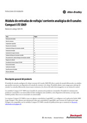 Allen-Bradley Compact I/O 5069 Instrucciones De Instalación