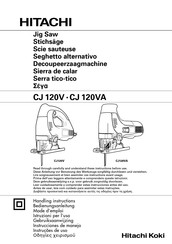 Hitachi Koki CJ120VA Instrucciones De Manejo