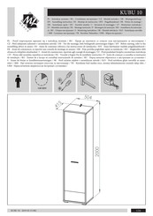 ML MEBLE KUBU 10 Instrucciones De Montaje