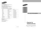 Samsung LN52N81B Instrucciones Del Propietario