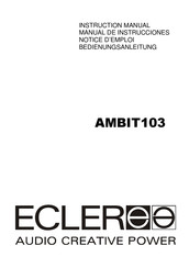 Ecler AMBIT103 Manual De Instrucciones