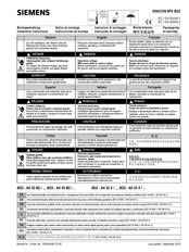Siemens SIVACON 8PS BD2 Instrucciones De Montaje