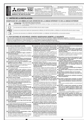 Mitsubishi Electric MUZ-AP25VG Manual De Instalación