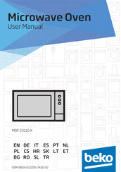 Beko MOF 23110 X Manual Del Usuario