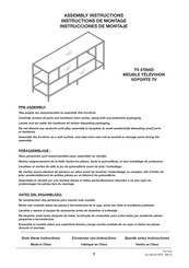 Hudson & Canal TV1157 Instrucciones De Montaje