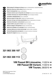 Westfalia Automotive 321 863 300 107 Instrucciones De Montaje Y De Servicio