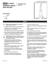 Uline TORNADO H-10400 Manual Del Usuario