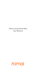 70mai Jump Starter Max Manual Del Usuario