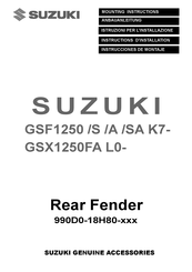 Suzuki 990D0-18H80 Serie Instrucciones De Montaje