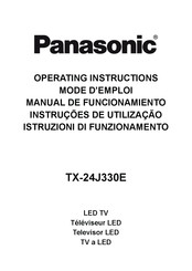 Panasonic TX-24J330E Manual De Funcionamiento