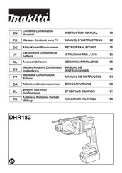 Makita DHR182Z Manual De Instrucciones