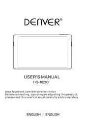 Denver TIQ-10203 Manual Del Usuario