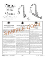 Pfister LF529 Serie Instrucciones De Instalación