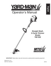 MTD YARD-MAN YM1500 Manual Del Dueño/Operador