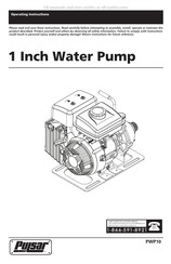 Pulsar PWP10 Instrucciones De Manejo Y Manual De Partes