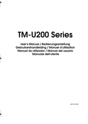 Epson TM-U200D Manual Del Usuario