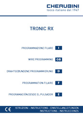 Cherubini Tronic RX Instrucciones