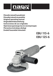 Narex EBU 125-6 Instrucciones De Uso Originales