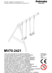 Lemeks Palmako MV70-2421 Instrucciones De Montaje, Instalación Y Mantenimiento