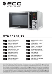 ECG MTD 205 SS Manual De Instrucciones