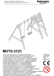 Lemeks Palmako MV70-3121 Instrucciones De Montaje, Instalación Y Mantenimiento