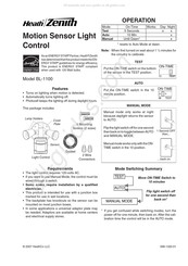 Health Zenith BL-1100 Manual Del Usuario